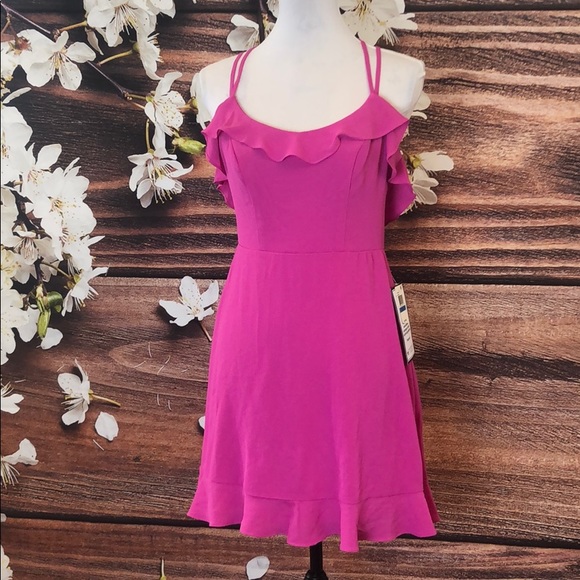 B Darlin Dresses & Skirts - Strappy back Ruffled Dress